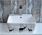 Раковина накладная Bronze de Luxe Black Deer 1060BD (400x420x155) 44297