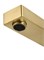 Смеситель для раковины скрытого монтажа WONZON & WOGHAND CUBE WW-88869016- BG Брашированное золото 44368