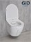 Безободковый подвесной унитаз под камень микролифт дюропласт Gid Ws2198 44560