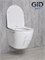 Безободковый подвесной унитаз под камень микролифт дюропласт Gid Ws2198 44560
