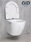 Безободковый подвесной унитаз под камень микролифт дюропласт Gid Ws2198 44560