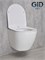 Безободковый подвесной унитаз микролифт дюропласт Gid Tr2198 44564