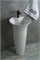 Напольная белая раковина для ванной Gid Nb132 44593 - фото 255426