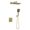 Душевая система скрытого монтажа  с термостатом KAISER Sano 08477-3 золото матовое 44664