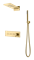 Душевая система скрытого монтажа Boheme Fusion 130-MG золото матовая 44750