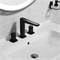 Встраиваемый смеситель для раковины Wasserkraft Nuthe 9135 черный матовый 44894