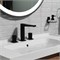 Встраиваемый смеситель для раковины Wasserkraft Nuthe 9135 черный матовый 44894