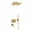 Душевая система скрытого монтажа с термостатом WasserKraft Thermo A7158.183.261.280.197.281.187 золото глянец 44941