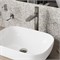 Высокий смеситель для раковины Wasserkraft Tauber 6403H никель 44979
