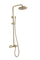 Душевая система с термостатом BesserKraft B.130.01MG золото матовое 45011