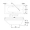 Ванна чугунная BYON Ide180x85x42 с ручками 45188