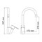 Смесители для кухни Wasserkraft Leine 3507 хром SM3507 - фото 95830